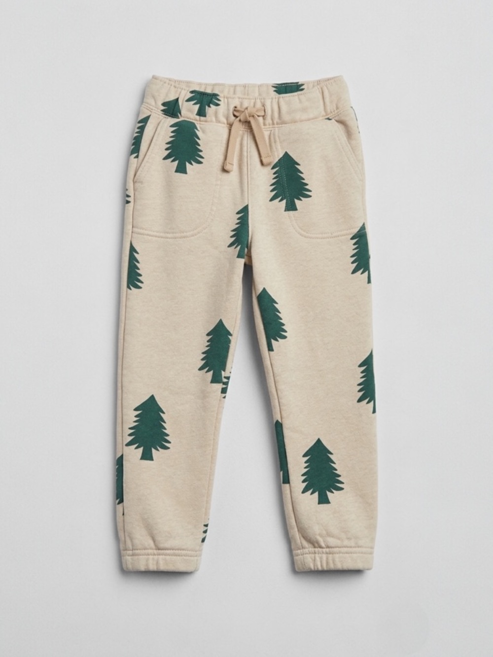 Cat & Jack 3T Toddler Evergreen Pine Tree Joggers Sweatpants Woodland Neutral